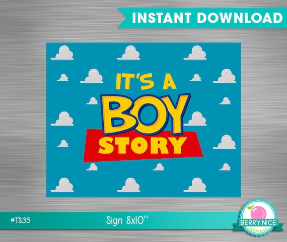 Download INSTANT DOWNLOAD Toy Story Baby Shower Sign Print Yourself ...