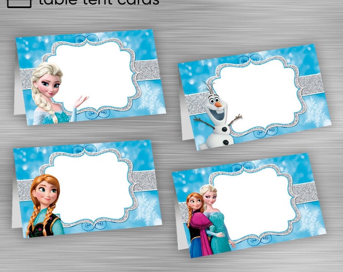 PERSONALIZED Frozen Centerpiece DIY, Frozen Birthday Decorations ...