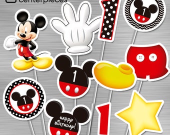 Mickey Mouse Nutella Go, Mickey Mouse Party Decor, Mickey Mouse Birthday  Party, Mickey Mouse Party Supplies, 