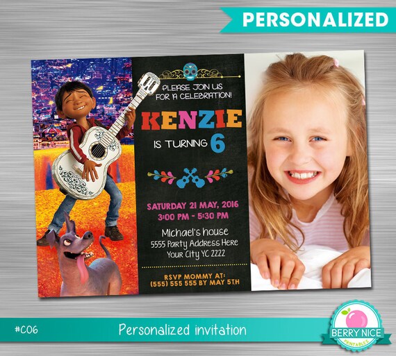 Coco Invitation Print Yourself, Coco Birthday, Coco Party, Coco Printable Invitation DIY Il_570xn