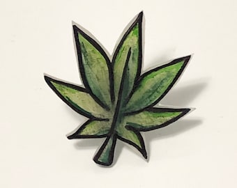 Pot Leaf Pin