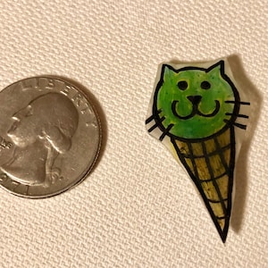 Cat Cone Pin