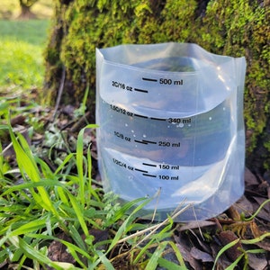 Pika Bowl original-Ultralight Foldable Bowl Easy to Read Liquid Measurements-Dehydrated Meals-Backpacking Hiking Hunting-Awesome Dog Bowl