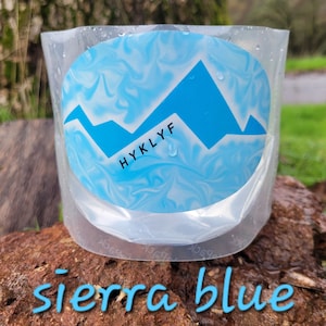 PIKA BOWL Sierra Blue-Ultralight Foldable Bowl Easy to Read Liquid Measurements-Dehydrated Meals-Backpacking Hiking Hunting-Awesome Dog Bowl