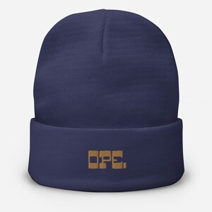 Gorro bordado de Ope, gorra de punto de Ope, sombrero de invierno de Ope Sorry, Ope Lemme Just Sneak Past Ya, Midwest Ope, sombreros de Michigan, sombrero de Wisconsin, sombrero de Ope