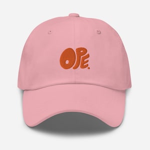 Sombrero bordado de Ope, gorra de papá de Ope, gorra de béisbol de Ope Sorry, Ope Lemme Just Sneak Past Ya, Midwest Ope, sombreros de Michigan, sombrero de Wisconsin, sombrero de béisbol