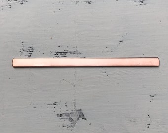 Copper cuff blank 14g 1/2 in wide x 5.75 in smooth