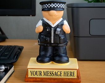 Police Officer Gift - Birthday Retirement Present Personalised Policeman for Dad Son Grandad Husband Promotion Leaving PC Daddy PCSO Copper