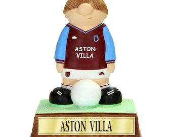 Aston Villa Gift Personalised Birthday Retirement FC Anniversary Custom Present Football Fan for Men Him Dad Son Husband Trophy Boys Kids