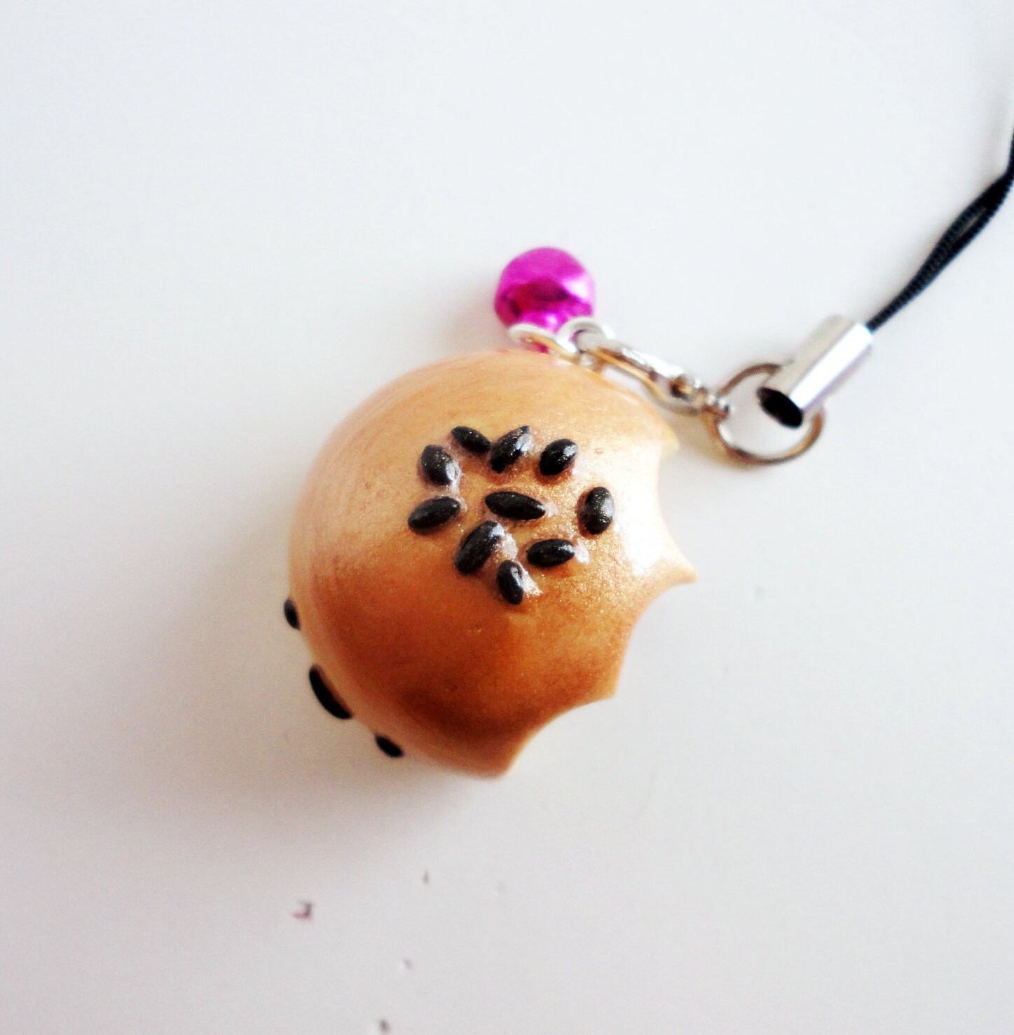 A Bite of Pork Bun Please Keychain | Etsy