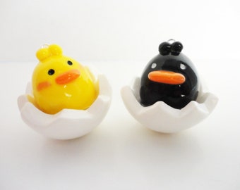 Cute Hatchling Chick Polymer Charm