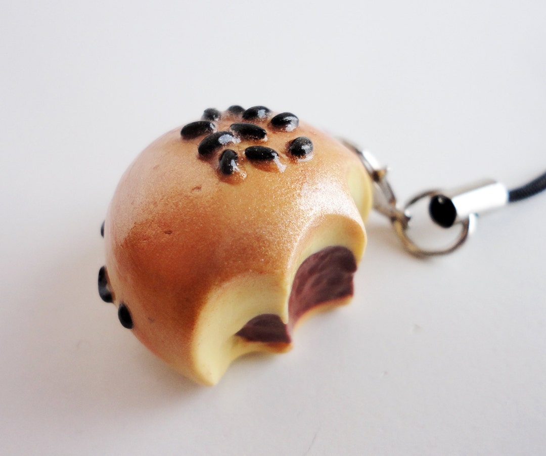 A Bite of Pork Bun Please Keychain - Etsy