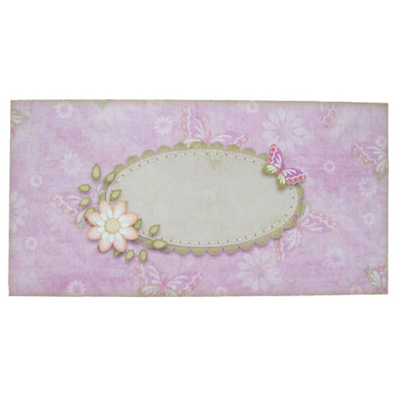 Any Occasion Butterfly Tag Shaped Tri-Fold Card Hand Crafted 3D Decoupage Happiness Love Butterflies Flowers Ideal Mother/'s Day Card Mum
