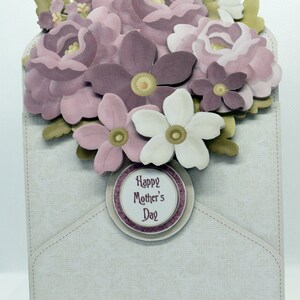 New Baby Boy 3D Decoupage Card with Matching Envelope Heart Shaped 3D Card Stork Bringing Baby Special Delivery Birth Baby Shower Card