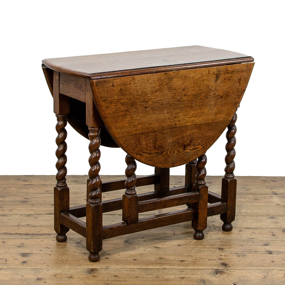 Antique Oak Gateleg Table Drop Leaf Table Antique Oak Extending Table ...