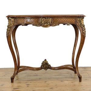 Antique Louis XV Gilt Side Table | Antique Side Table  | Hall Table | Console Table (M-5302)