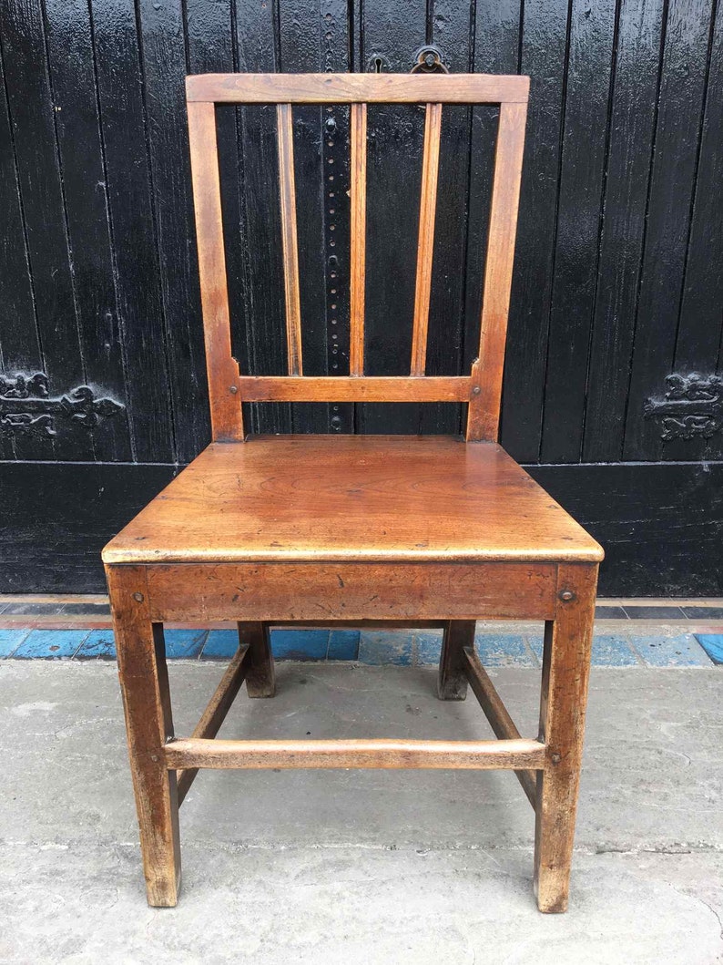 Early 19th Century Welsh Oak Farmhouse Kitchen Chair Etsy