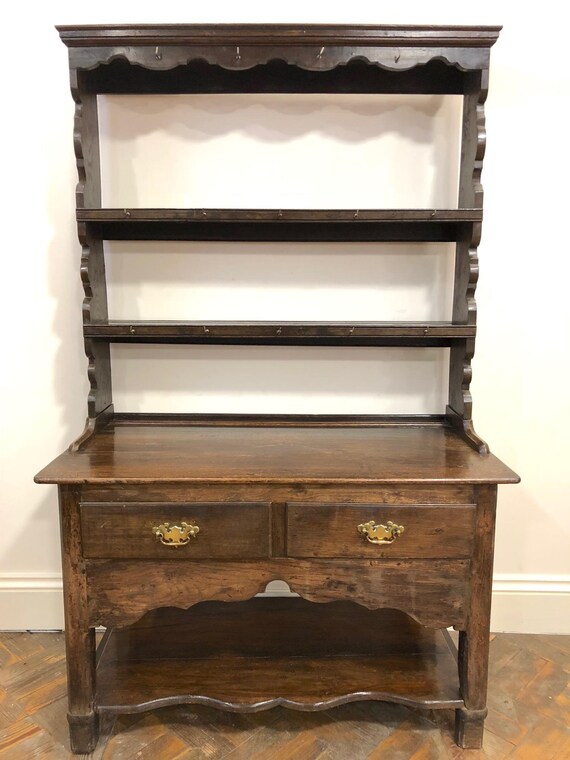 Small Welsh Oak Cottage Dresser Etsy