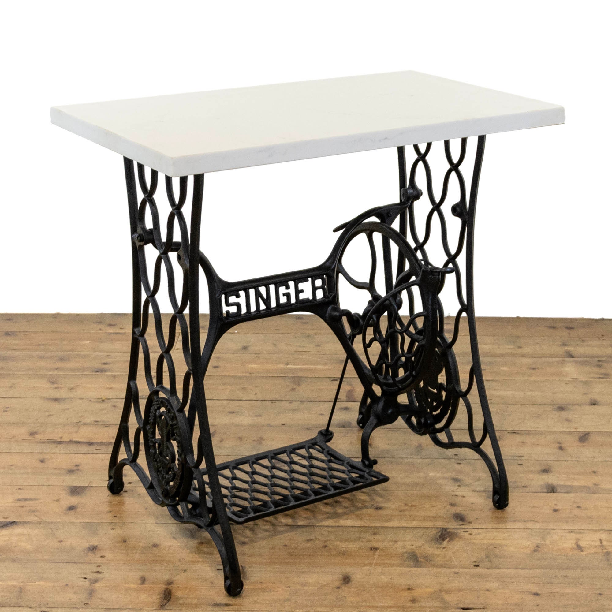 Granite Table w/Singer Iron Base - furniture - by owner - sale - craigslist
