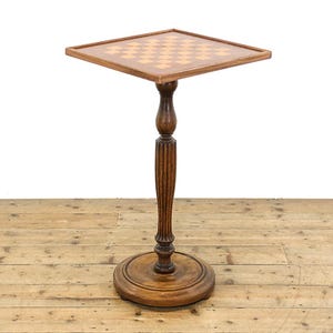 Vintage Games Table with a Chequered Top | Antique Table | Antique Side Table | Antique Table | Console Table (M-5603)