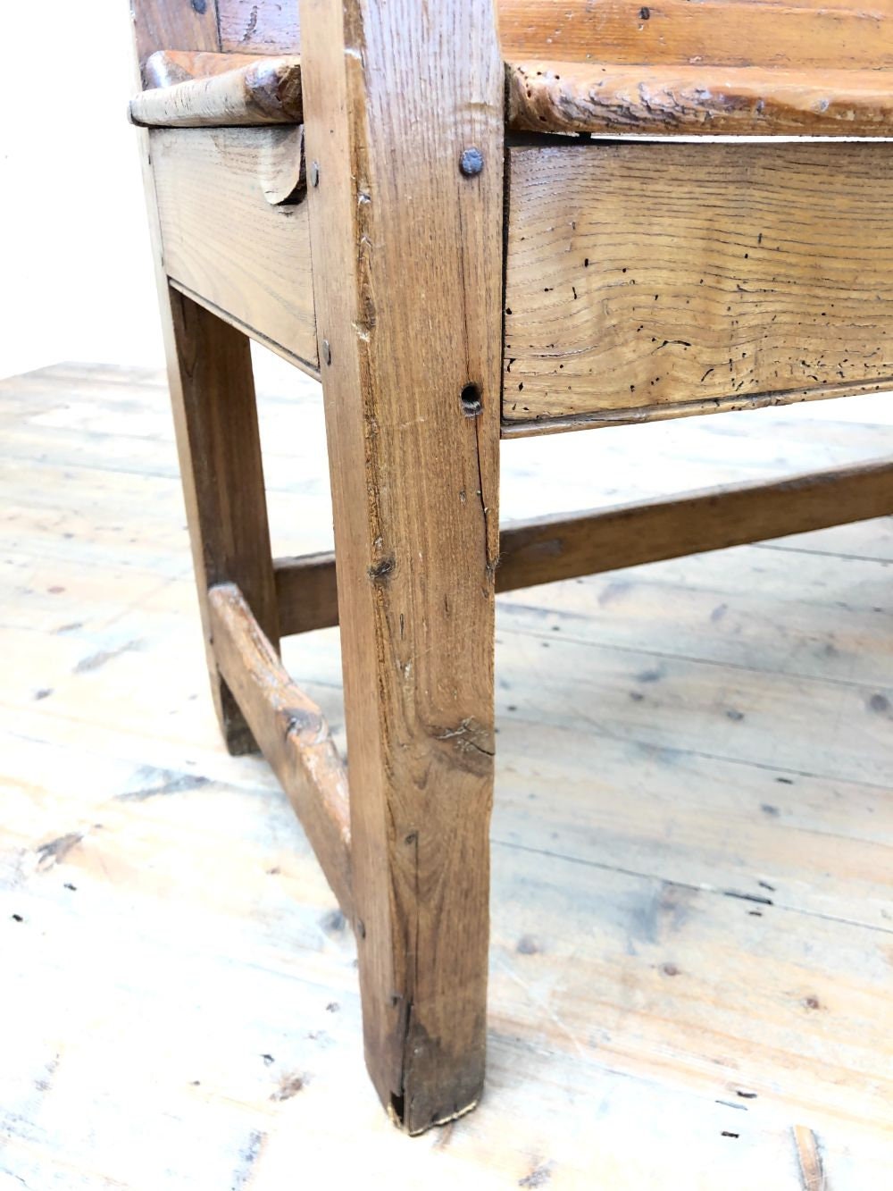 Siglo 19 Pembrokeshire Pine Settle / Muebles galeses / Banco | Etsy