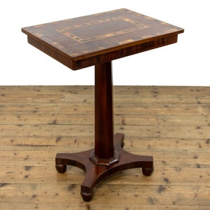 Antique Mixed Woods Side Table | Antique Table | Antique Side Table | Antique Table | Console Table (M-3870)