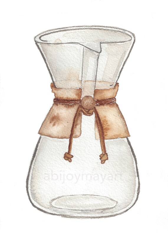 Chemex Watercolor Digital Canada