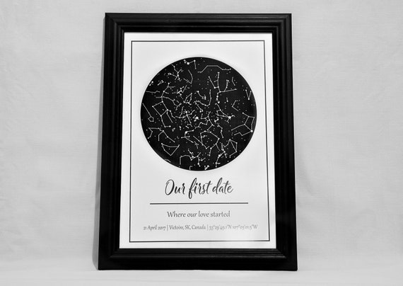 Framed Star Chart