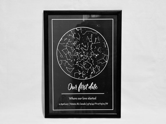 Framed Star Chart