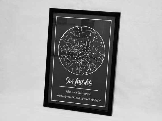 Star Chart Framed