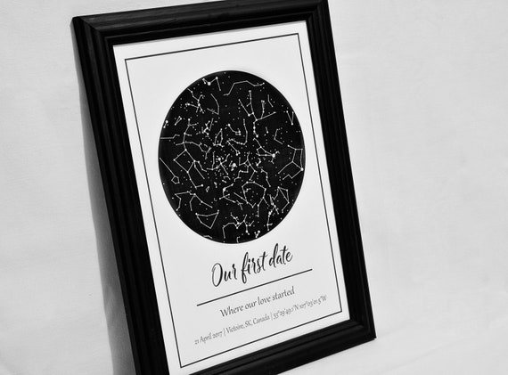 Framed Star Chart