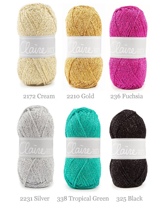 ByClaire Sparkle yarn 50 gram By Claire 