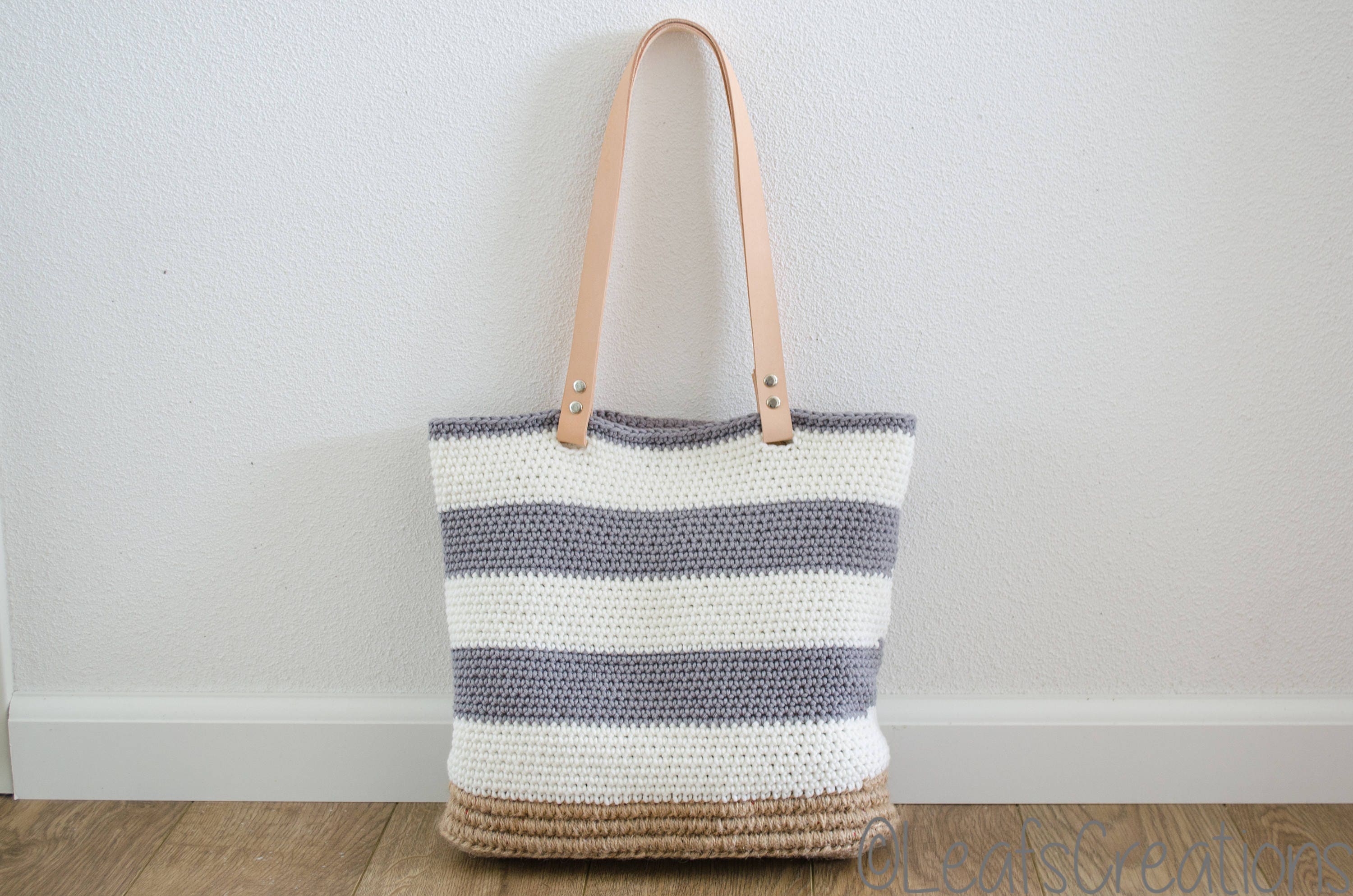 Crochet Pattern Bag Shopper Beach Bag Crochet Pattern - Etsy