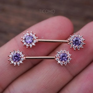Nipple Ring Nipple Piercing Nipple Jewelry Nipple barbell - Etsy France