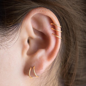 Cartilage Hoop Small Hoop Earring Helix Hoop Tiny Hoop Earring Cartilage Piercing Helix Piercing 22g 20g 18g 16g