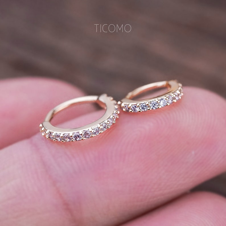 Conch Earring Hoop Earring Helix Hoop Tiny Hoop Earring Etsy