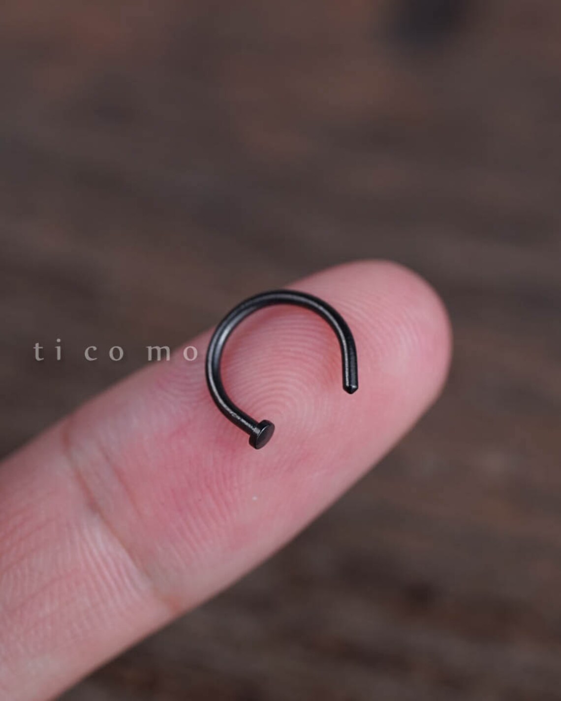 Nose Hoop Nose Piercing Simple Base 18G 18 Gauge Nose Ring Etsy Australia