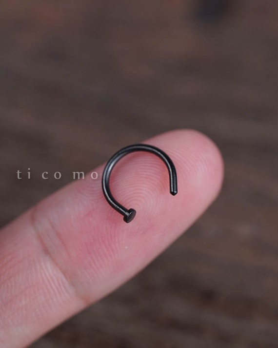 KWUNCCI Double Hoop Nose Ring for Single Piercing India | Ubuy
