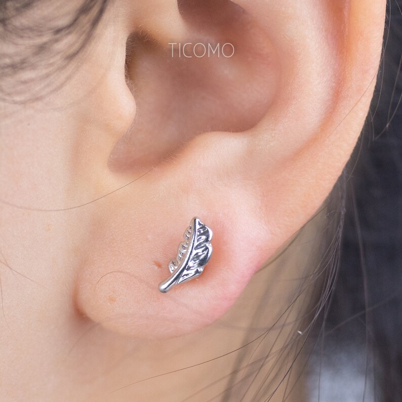 Cartilage Earring 16g Tragus Earring Helix Earring Helix Etsy