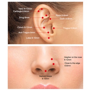 Cartilage Hoop Small Hoop Earring Helix Tiny Hoop Earring Cartilage Piercing Helix Piercing Clear Zircon image 8