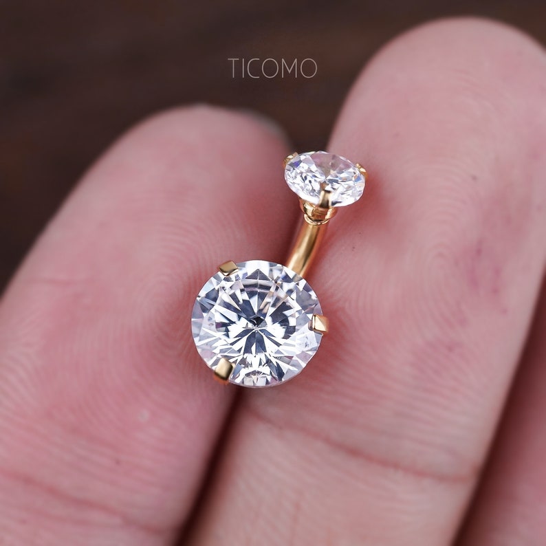 Minimalist Belly Ring Belly Button Ring Belly Button Jewelry Etsy