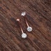 Daith Earring Daith Piercing 16g Rook Earring Rook Piercing Eyebrow Ring Snug Piercing Gold Curved Bar 6mm 8mm