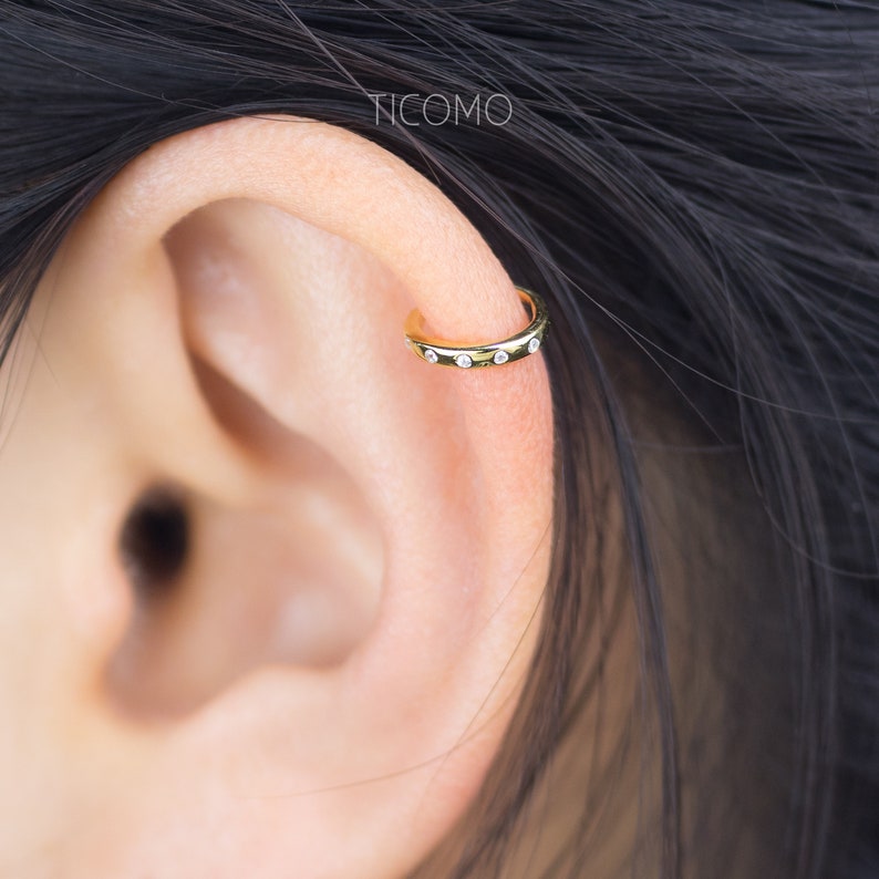 Cartilage Hoop Small Hoop Earring Helix Hoop Tiny Hoop Earring Etsy