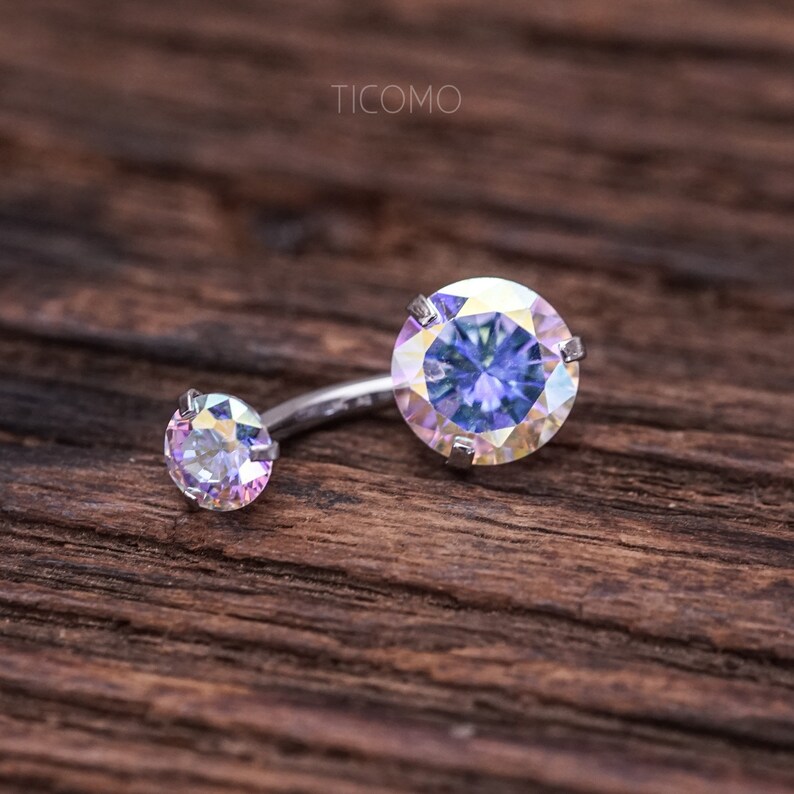 Short Bar Belly Ring Belly Button Ring Belly Button Jewelry Etsy