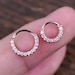 Daith Piercing Small Hoop Earring Daith Earring Tiny Gold Hoop Earring Septum Ring Septum Piercing Rook Piercing Zircon