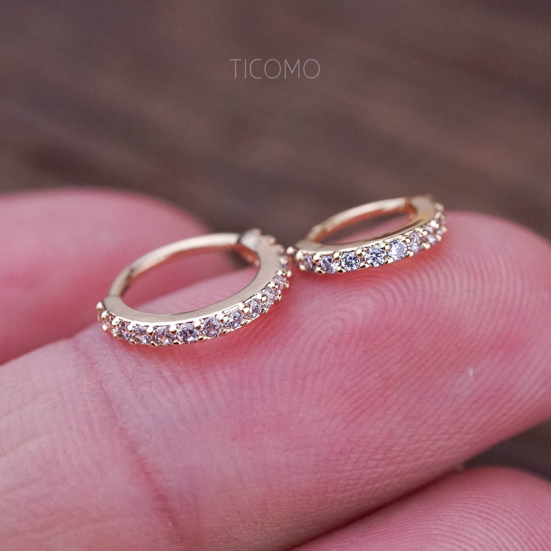 Cartilage Hoop Small Hoop Earring Helix Hoop Tiny Hoop Earring Etsy