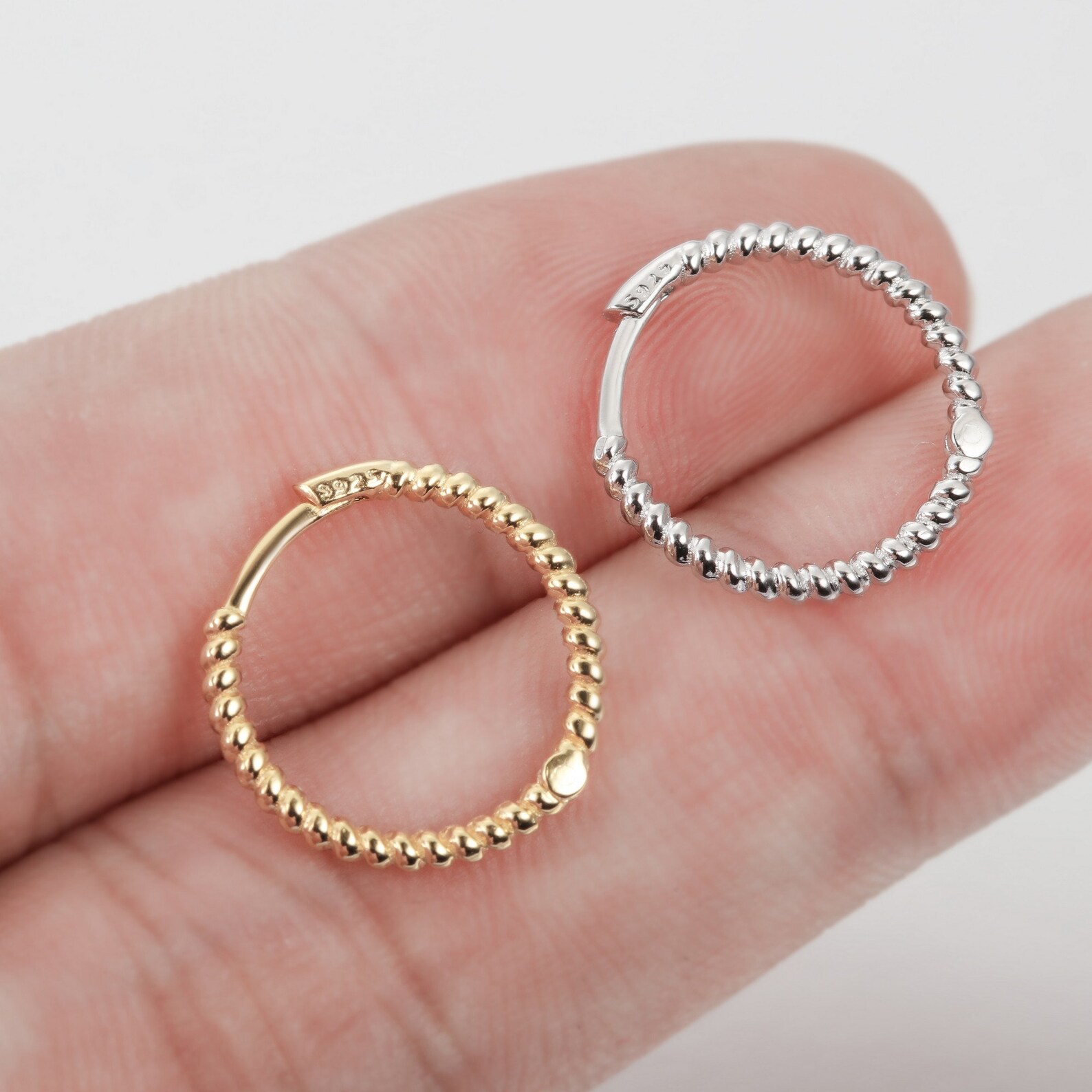 Huggie Hoop Earring Gold Conch Hoop Cartilage Hoop Earrings Etsy