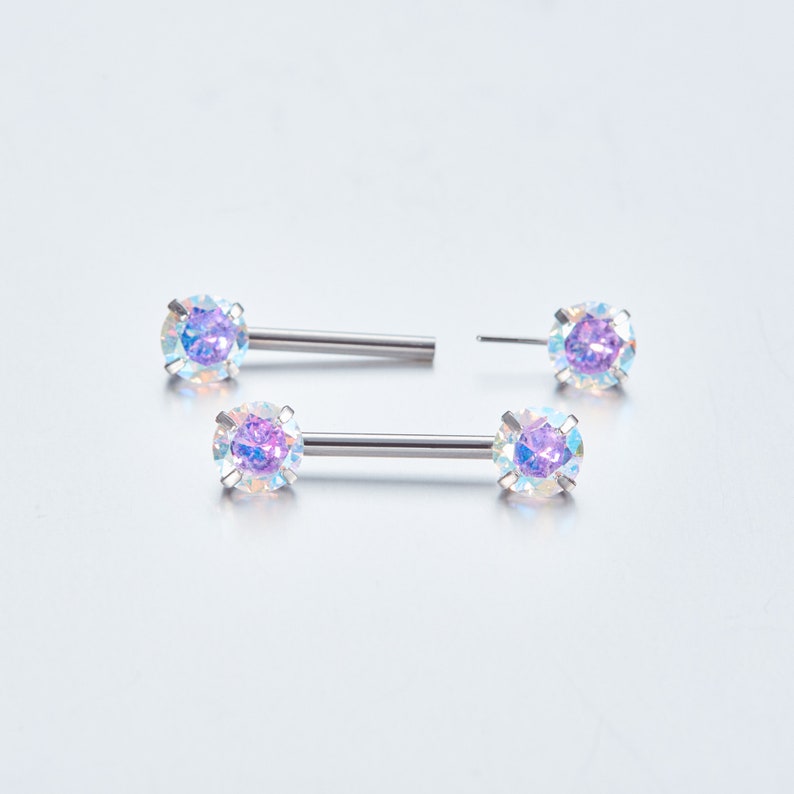 Threadless Nipple Ring Nipple Piercing Nipple Jewelry Nipple Etsy