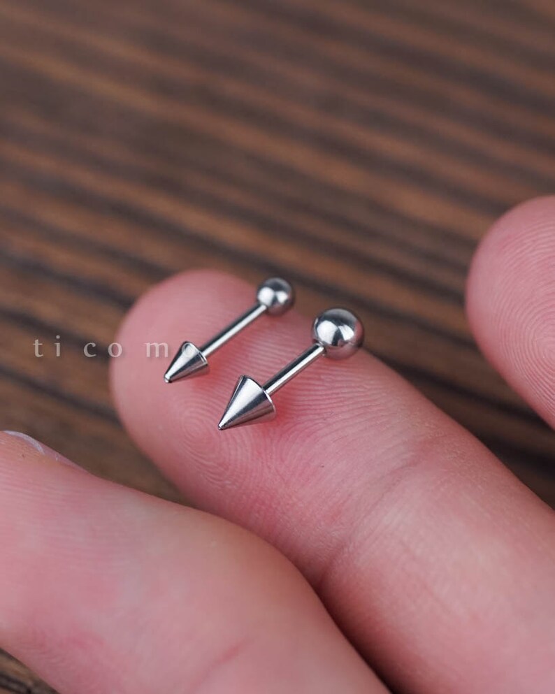 Helix Earring Cartilage Earring 18g Cartilage Piercing Helix Etsy