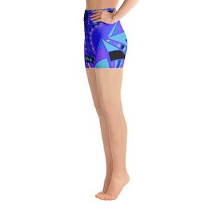 African Geometric Print Shorts Shorts High waist biker shorts Comfy shorts Women's shorts Colorful shorts Gym clothing image 2